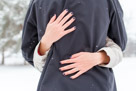 A beautiful snowy engagement shoot at Lapham peak state park in Delafield, WI