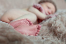 In home newborn portrait photography in Waukesha, WI