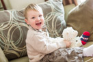 In home newborn portrait photography in Waukesha, WI