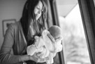 In home newborn portrait photography in Waukesha, WI