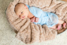 In home newborn portrait photography in Waukesha, WI
