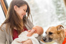 In home newborn portrait photography in Waukesha, WI