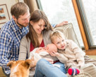 In home newborn portrait photography in Waukesha, WI