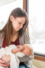 In home newborn portrait photography in Waukesha, WI