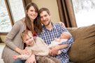 In home newborn portrait photography in Waukesha, WI