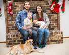 In home newborn portrait photography in Waukesha, WI