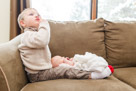 In home newborn portrait photography in Waukesha, WI