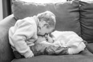 In home newborn portrait photography in Waukesha, WI