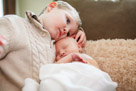 In home newborn portrait photography in Waukesha, WI