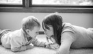 In home newborn portrait photography in Waukesha, WI