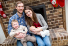 In home newborn portrait photography in Waukesha, WI