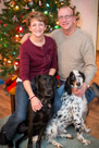 Family Portrait Christmas Photography in Brown Deer, WI