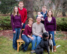 Family Portrait Christmas Photography in Brown Deer, WI