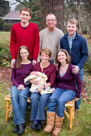 Family Portrait Christmas Photography in Brown Deer, WI